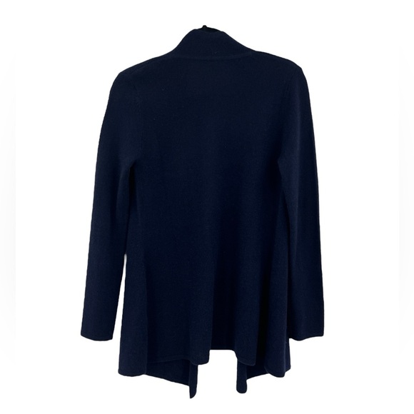 41 Hawthorne Leena Cashmere Navy Open SZ S Cardigan New - Picture 4 of 9
